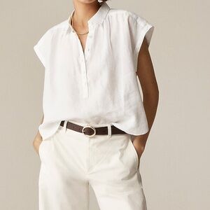 J.Crew Baird McNutt Irish Linen Top
